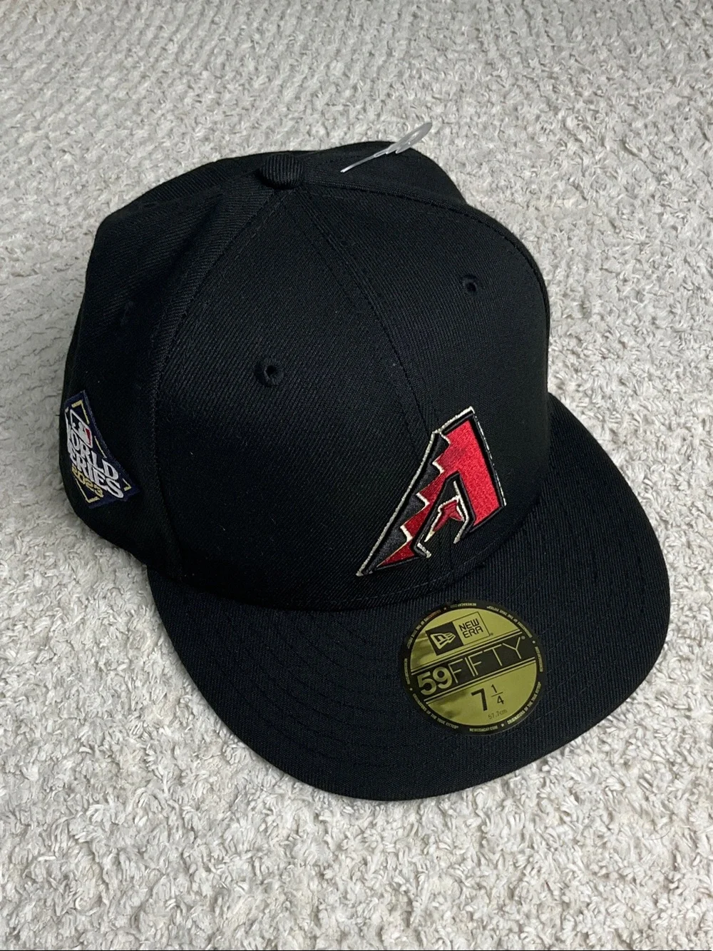 New Era Arizona Diamondbacks 2023 World Series Black & Red 59FIFTY Fitted 7 1/4